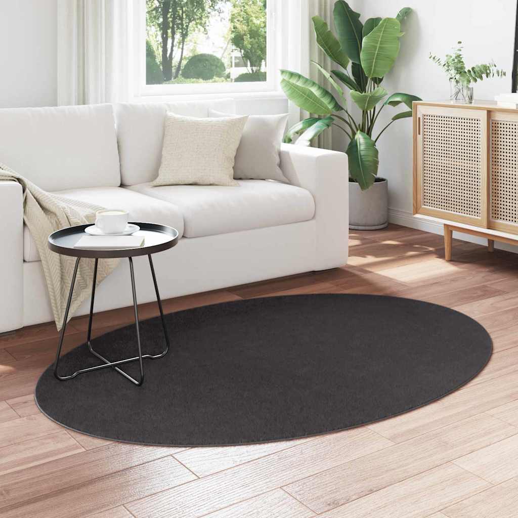 vidaXL Dywany pokojowe HUARTE Antracyt 120 x 170 cm 100% poliester