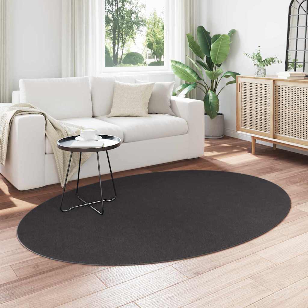 vidaXL Dywany pokojowe HUARTE Antracyt 140 x 200 cm 100% poliester