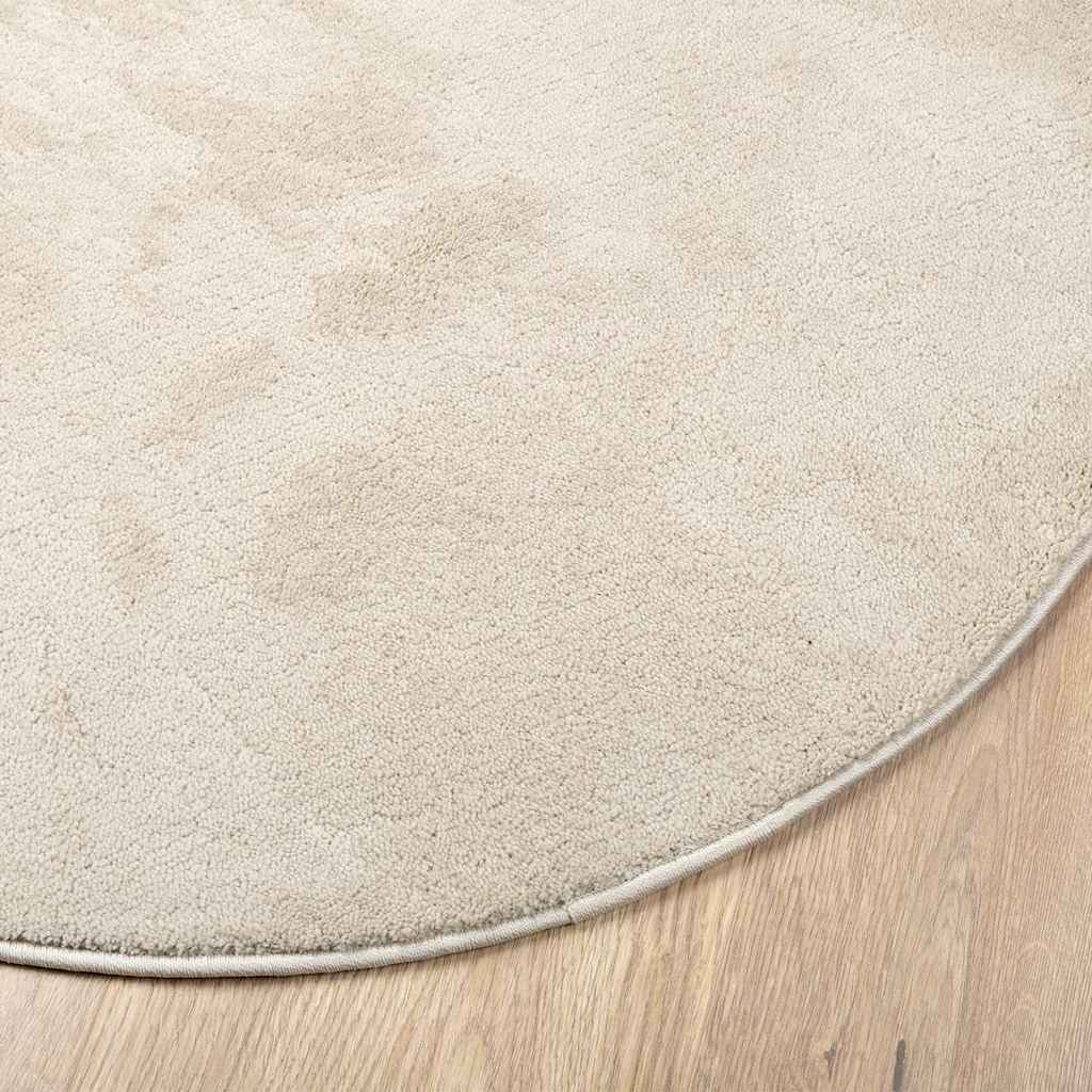 vidaXL Dywan HUARTE Beżowy 80 x 150 cm 100% poliester