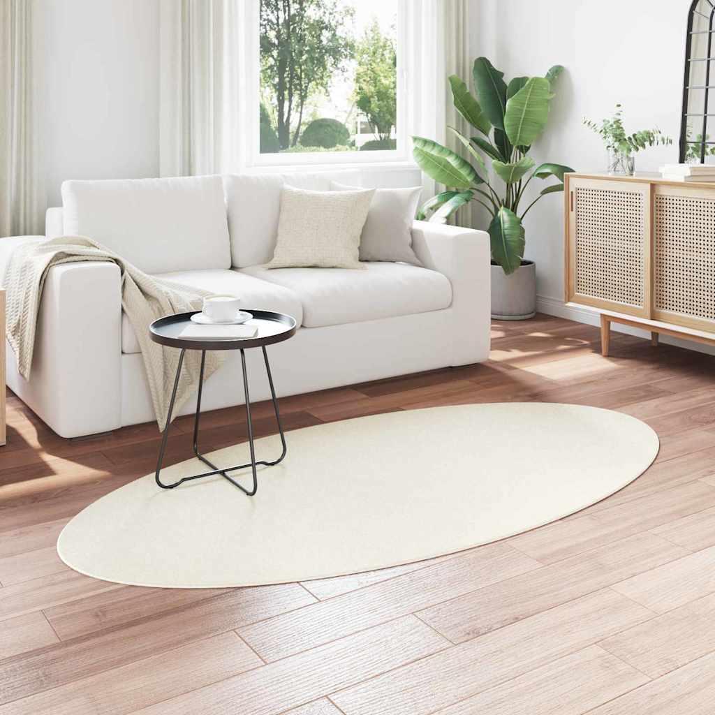 vidaXL Dywany pokojowe HUARTE Kremowy 100 x 200 cm 100% poliester