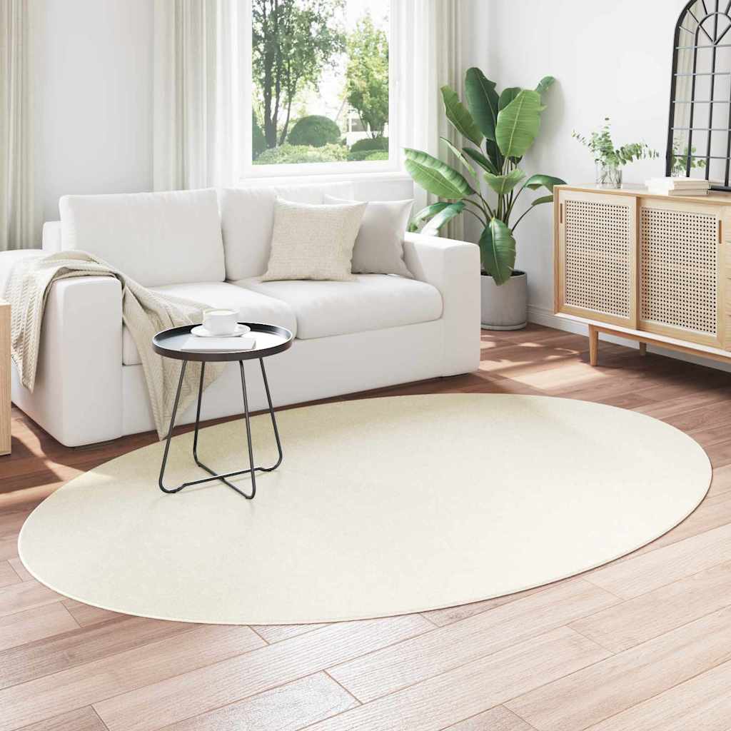 vidaXL Dywany pokojowe HUARTE Kremowy 160 x 230 cm 100% poliester