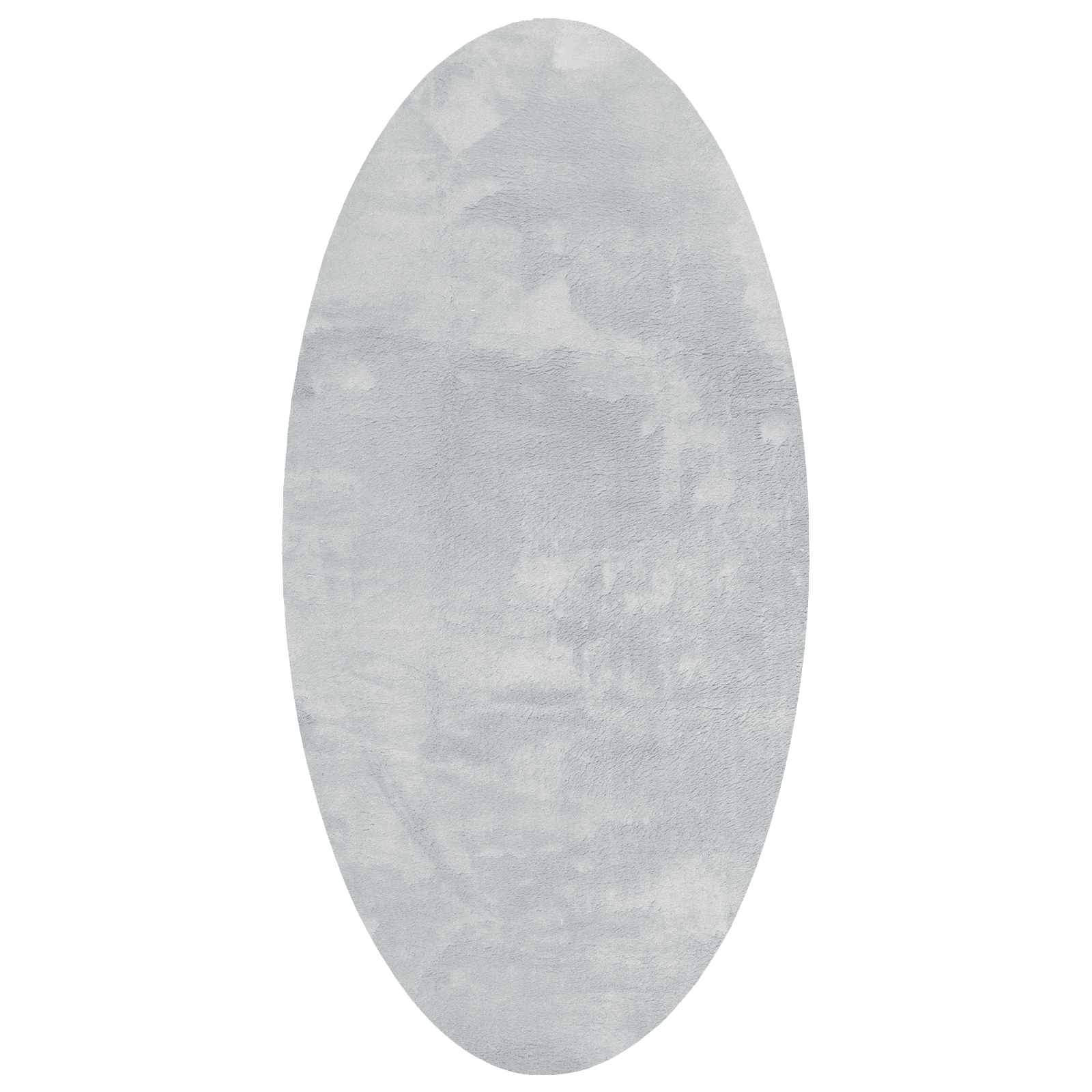 vidaXL Dywany pokojowe Owalny HUARTE Szary 80 x 150 cm 100% poliester