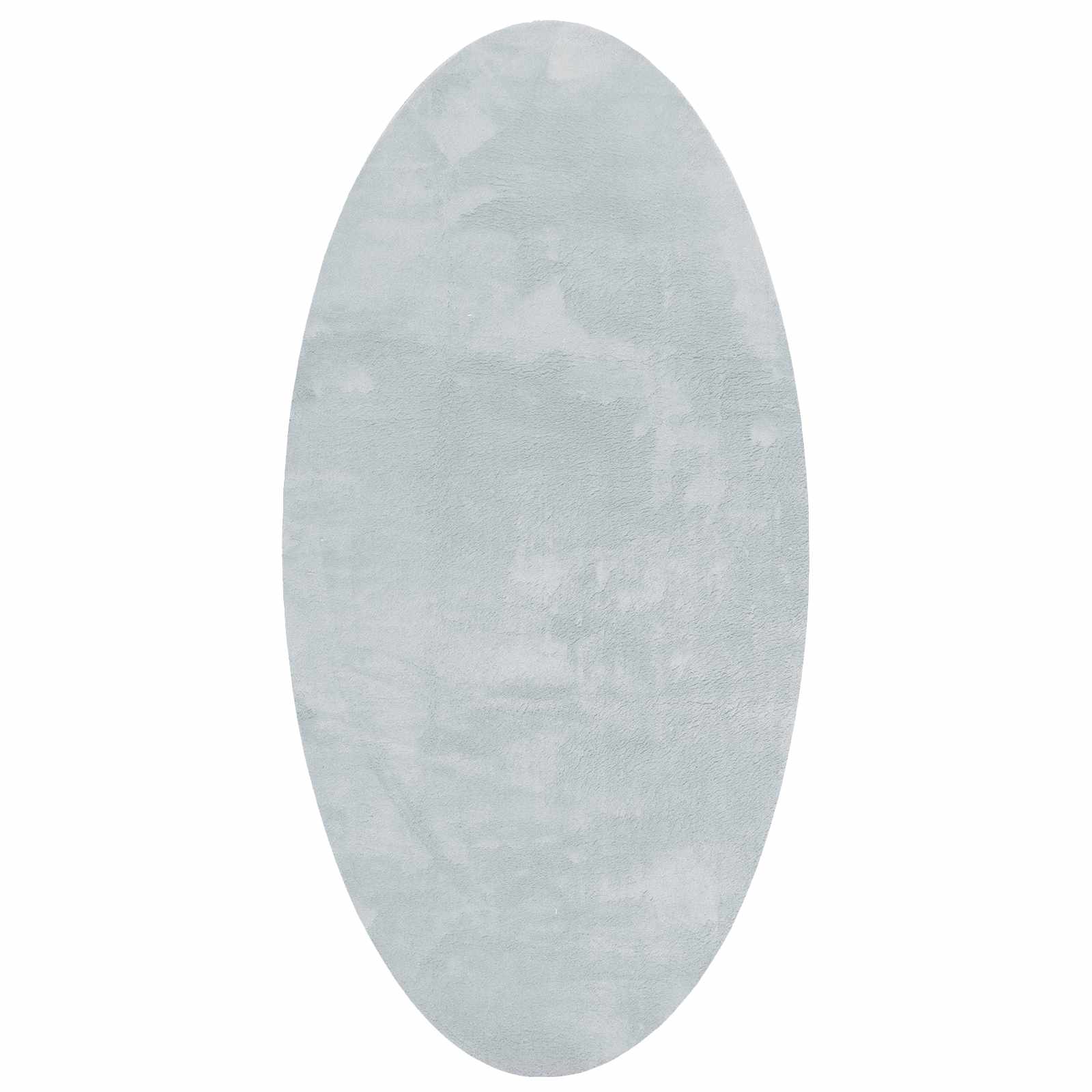 vidaXL Dywany pokojowe Owalny HUARTE Szary 100 x 200 cm 100% poliester