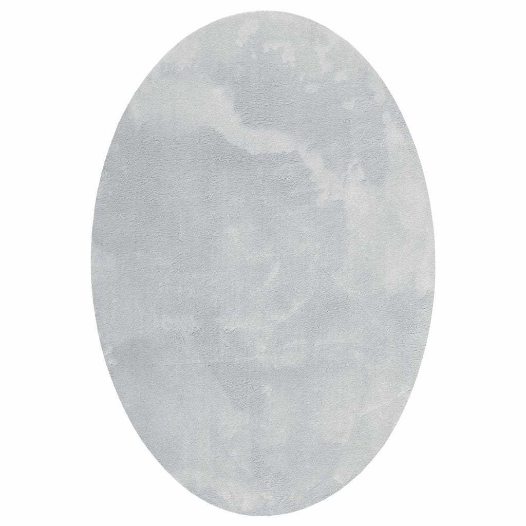 vidaXL Dywany pokojowe Owalny HUARTE Szary 120 x 170 cm 100% poliester