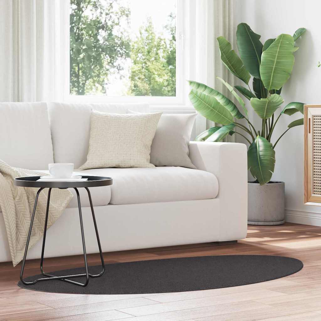 vidaXL Dywan HUARTE antracytowy 80 x 150 cm Poliester