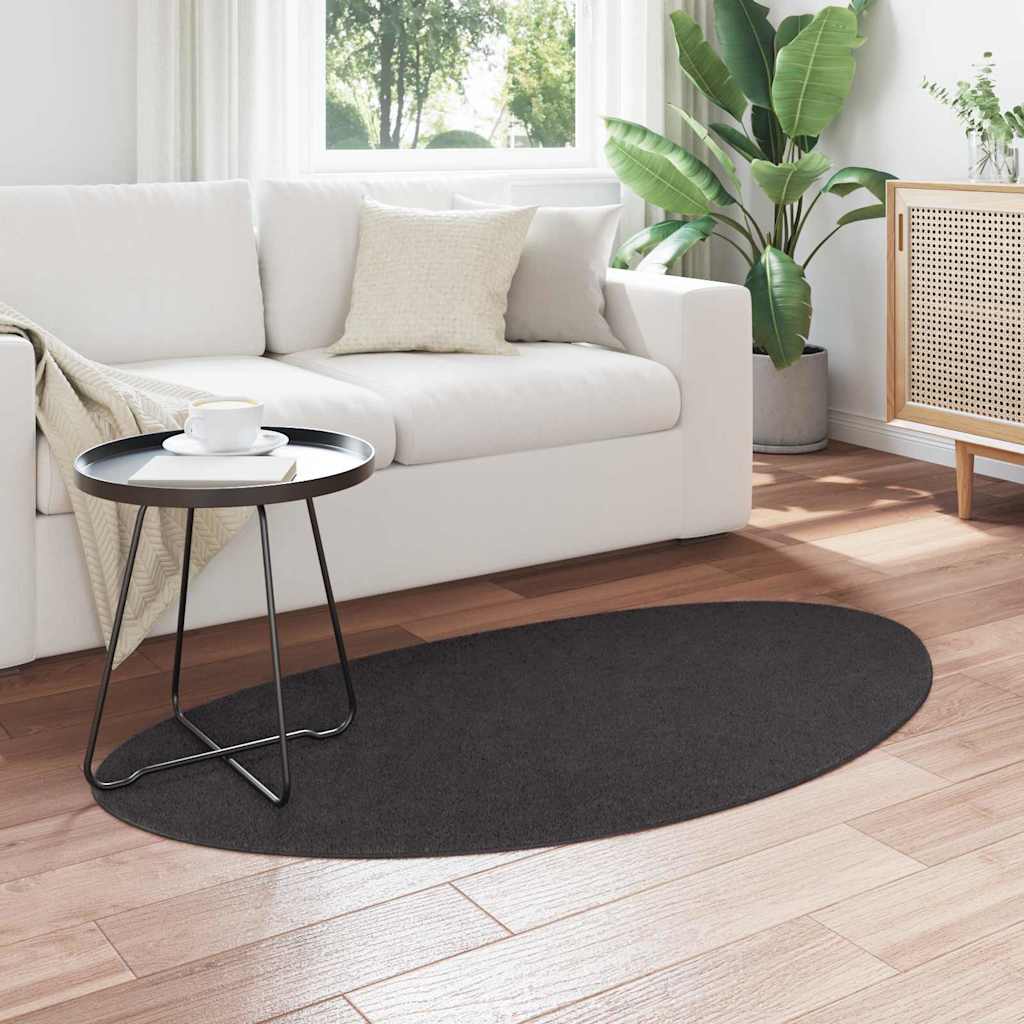 vidaXL Dywan HUARTE antracytowy 80 x 150 cm Poliester