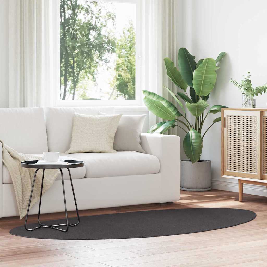 vidaXL Dywany pokojowe HUARTE Antracyt 100 x 200 cm Poliester