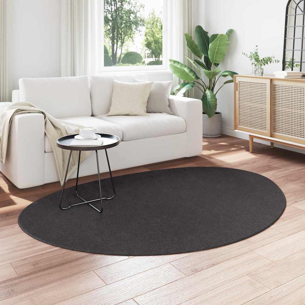 vidaXL Dywany pokojowe HUARTE Antracyt 140 x 200 cm Poliester
