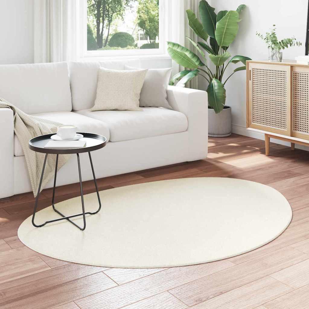 vidaXL Dywany pokojowe HUARTE Kremowy 100 x 200 cm Poliester