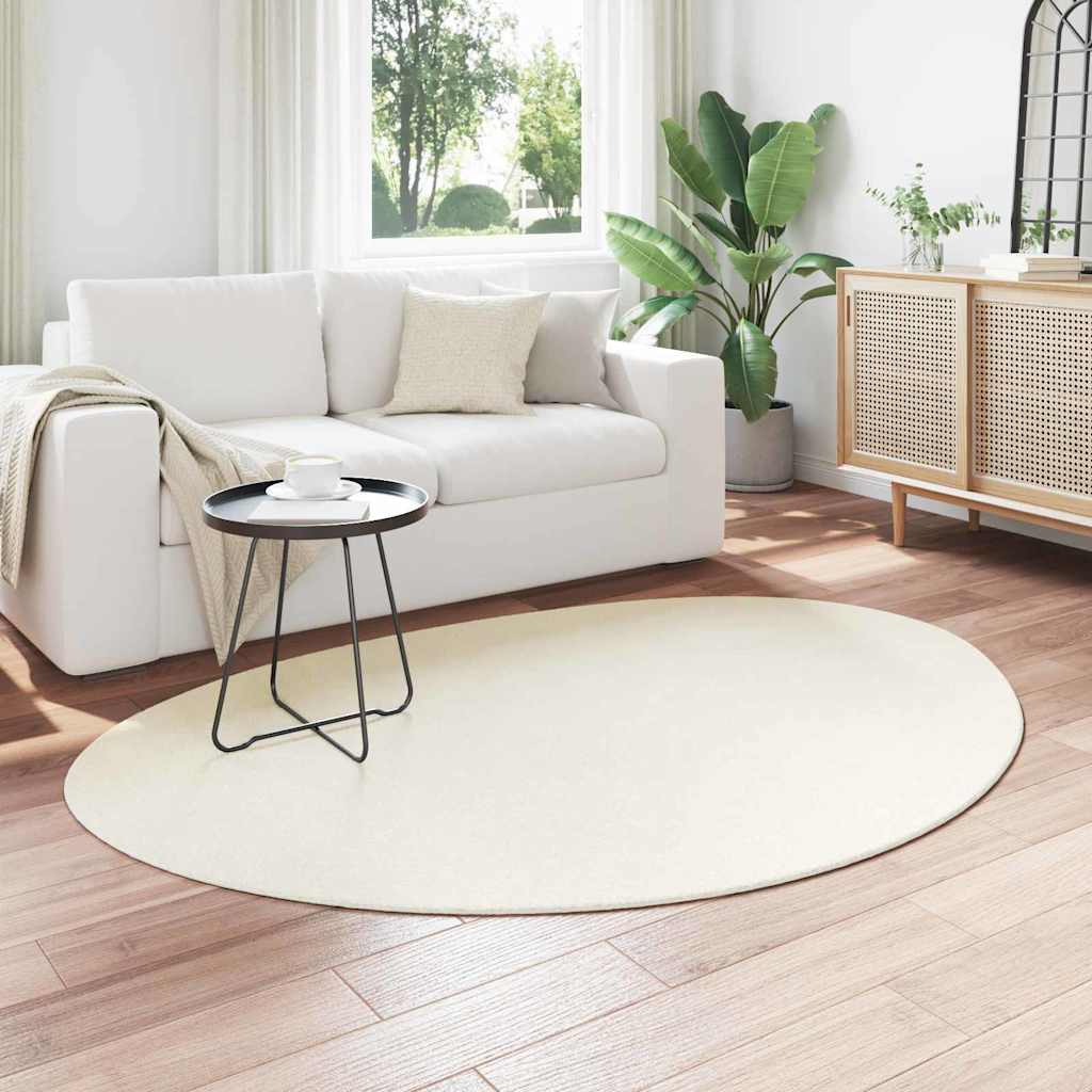 vidaXL Dywan HUARTE kremowy 120 x 170 cm Poliester