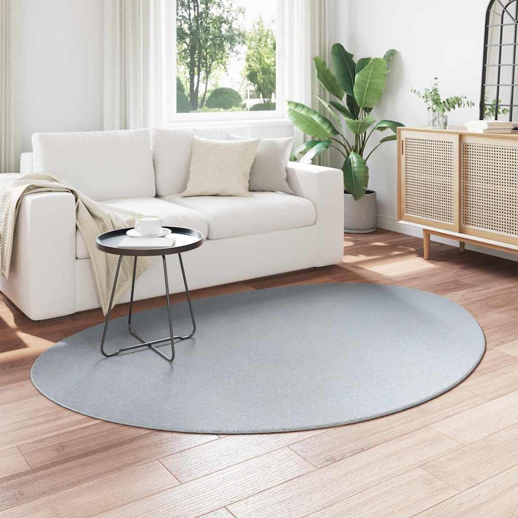 vidaXL Dywany pokojowe HUARTE Szary 140 x 200 cm Poliester