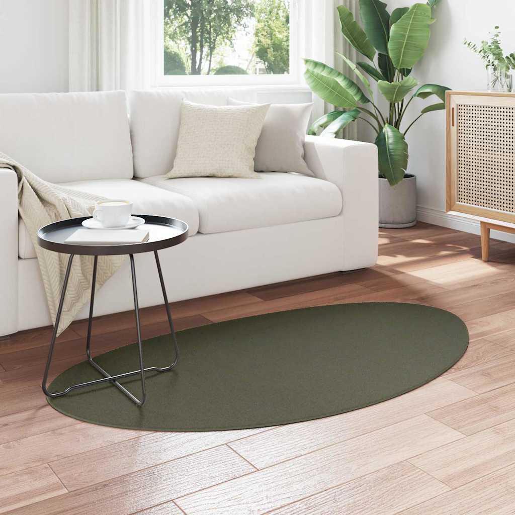 vidaXL Dywan HUARTE Leśnozielony 80 x 150 cm Poliester