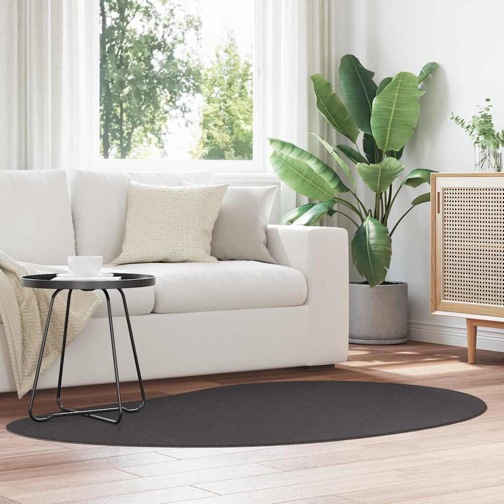 vidaXL Dywan HUARTE antracytowy 120 x 170 cm Poliester