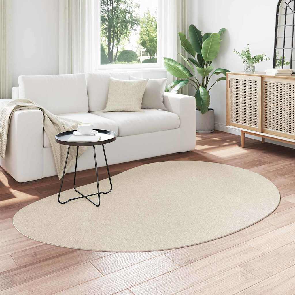 vidaXL Dywany pokojowe HUARTE Beżowy 140 x 200 cm Poliester