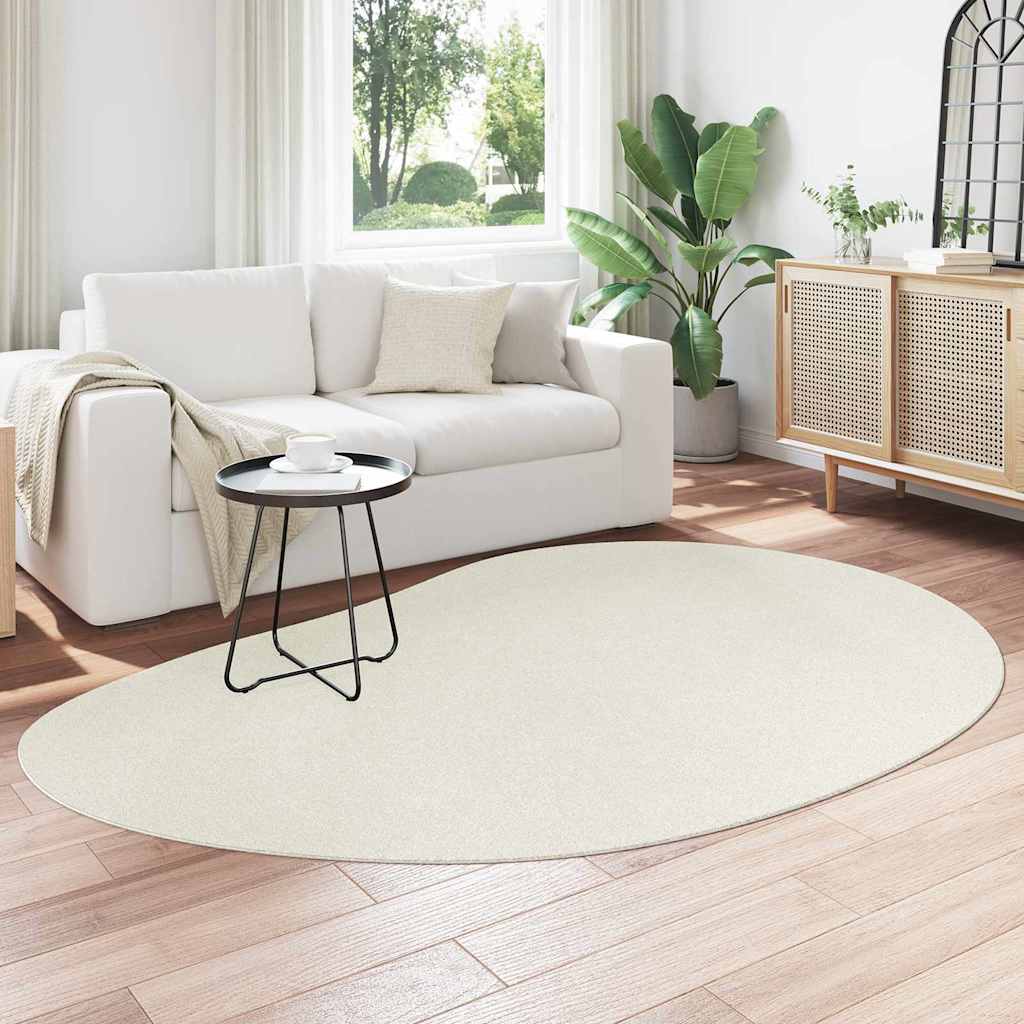 vidaXL Dywany pokojowe HUARTE Kremowy 160 x 230 cm Poliester