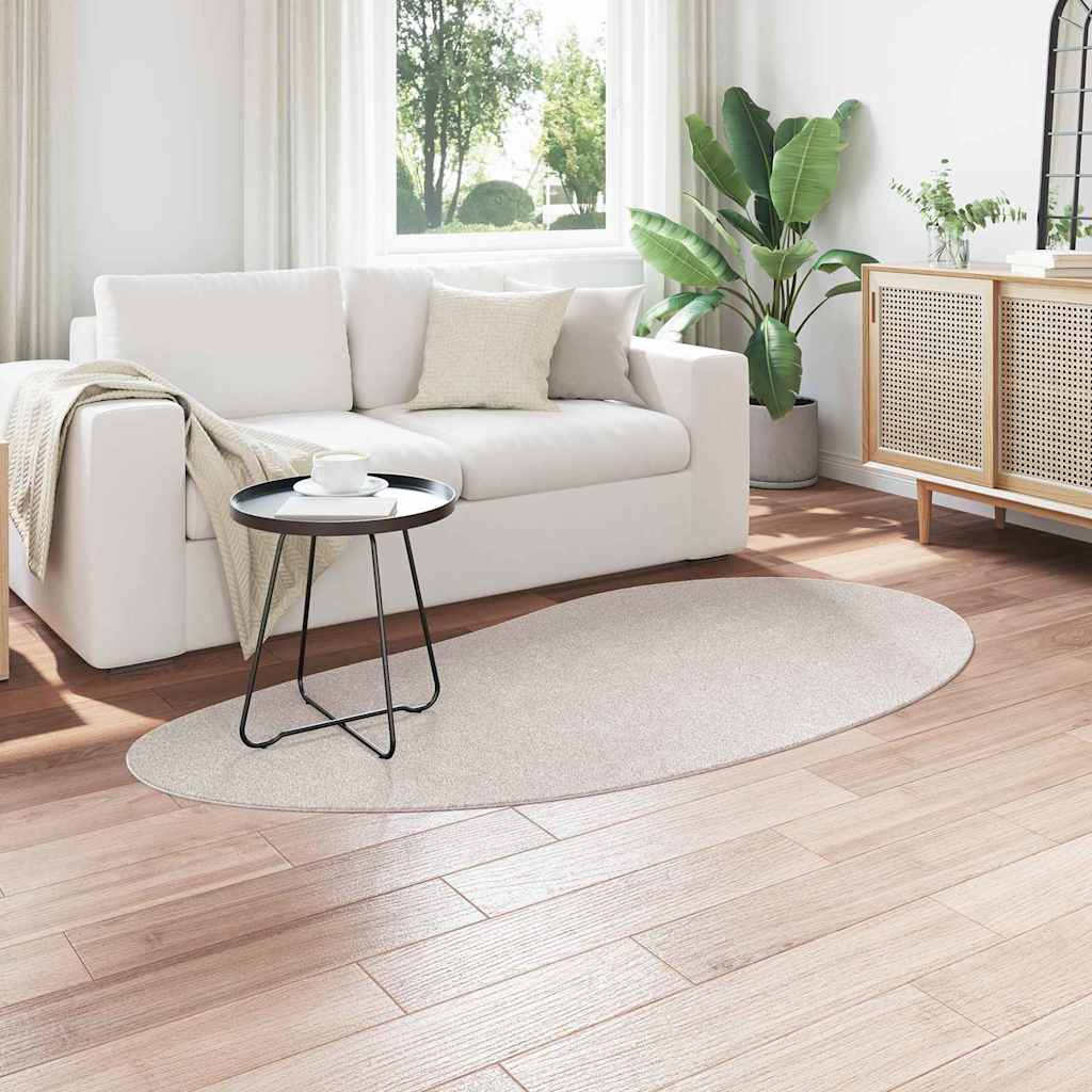 vidaXL Dywany pokojowe HUARTE piaskowy 100 x 200 cm Poliester