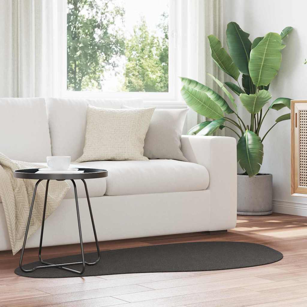 vidaXL Dywan HUARTE antracytowy 80 x 150 cm Poliester