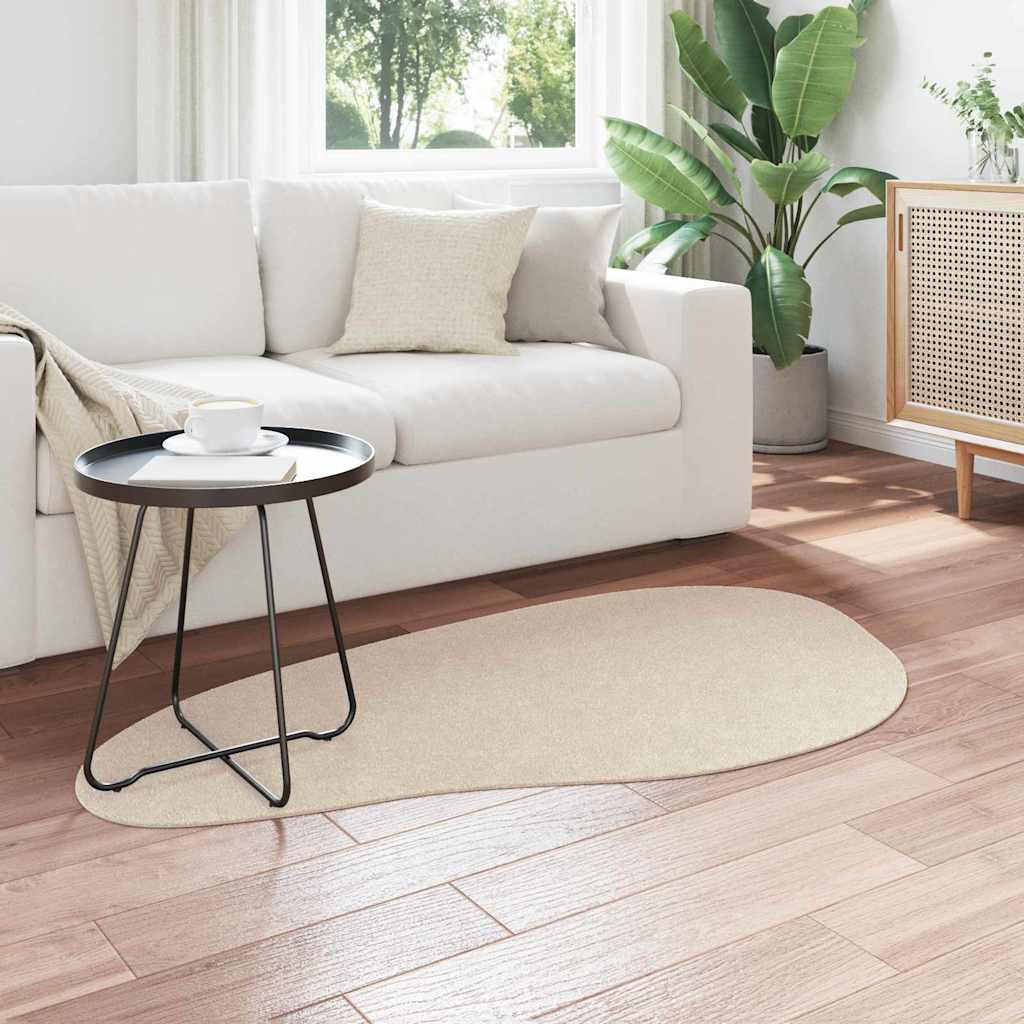 vidaXL Dywany pokojowe HUARTE Beżowy 80 x 150 cm Poliester
