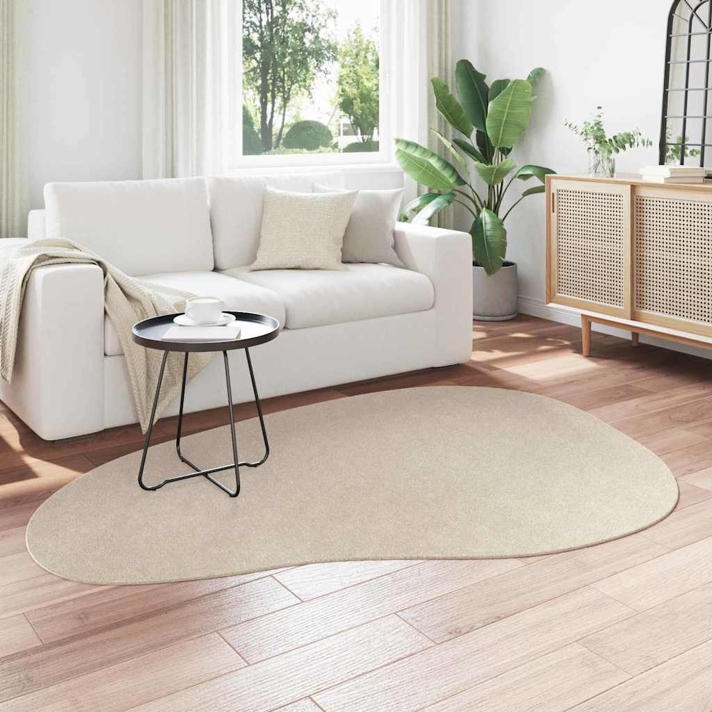vidaXL Dywany pokojowe HUARTE Beżowy 140 x 200 cm Poliester