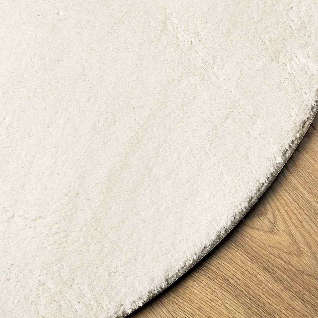 vidaXL Dywany pokojowe HUARTE Kremowy 100 x 200 cm Poliester