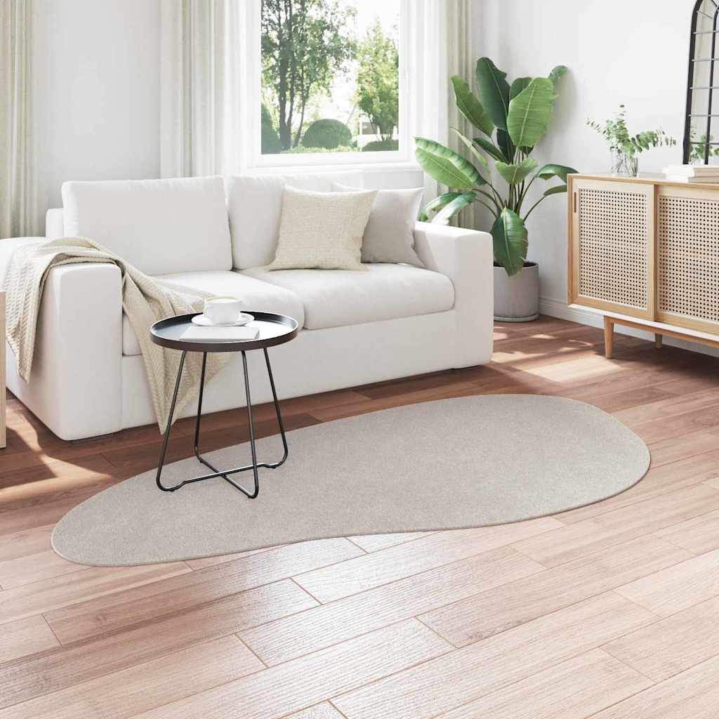vidaXL Dywany pokojowe HUARTE piaskowy 100 x 200 cm Poliester