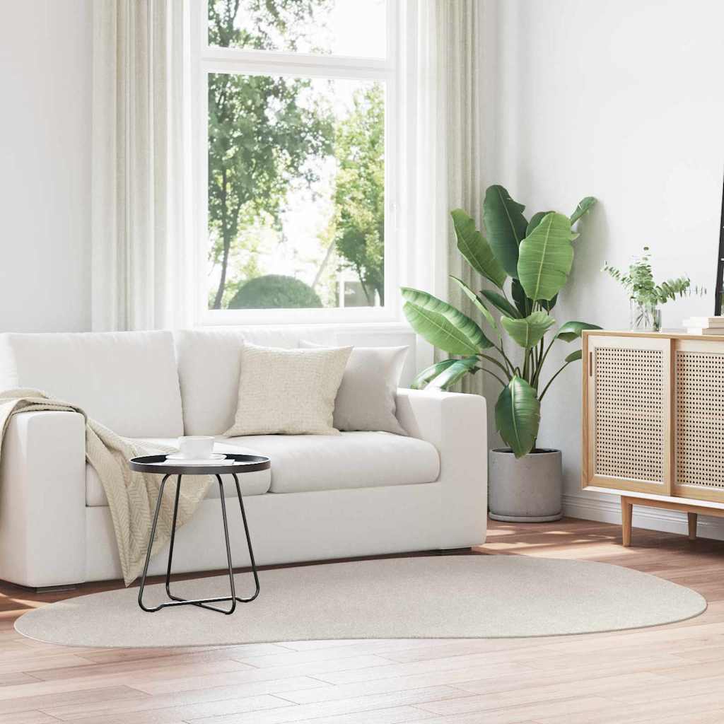 vidaXL Dywan HUARTE piaskowy 160 x 230 cm Poliester