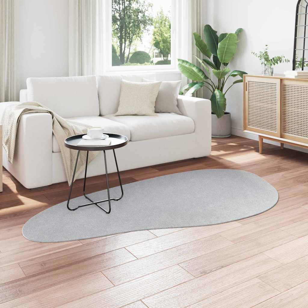 vidaXL Dywany pokojowe HUARTE Szary 100 x 200 cm Poliester