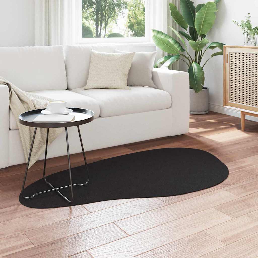 vidaXL Dywan HUARTE Czarny 80 x 150 cm Poliester