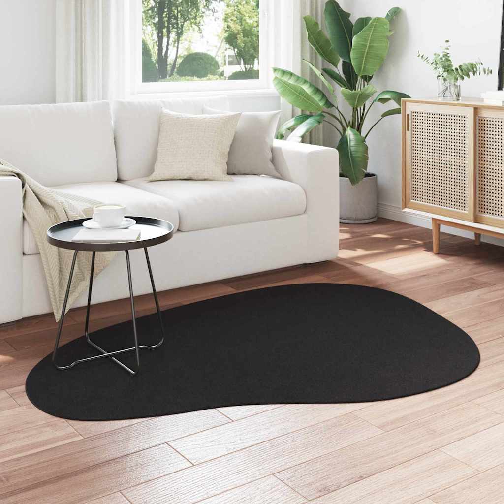vidaXL Dywany pokojowe HUARTE Czarny 120 x 170 cm Poliester