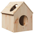 vidaXL Domek dla kota, 41x50x50 cm, lite drewno sosnowe
