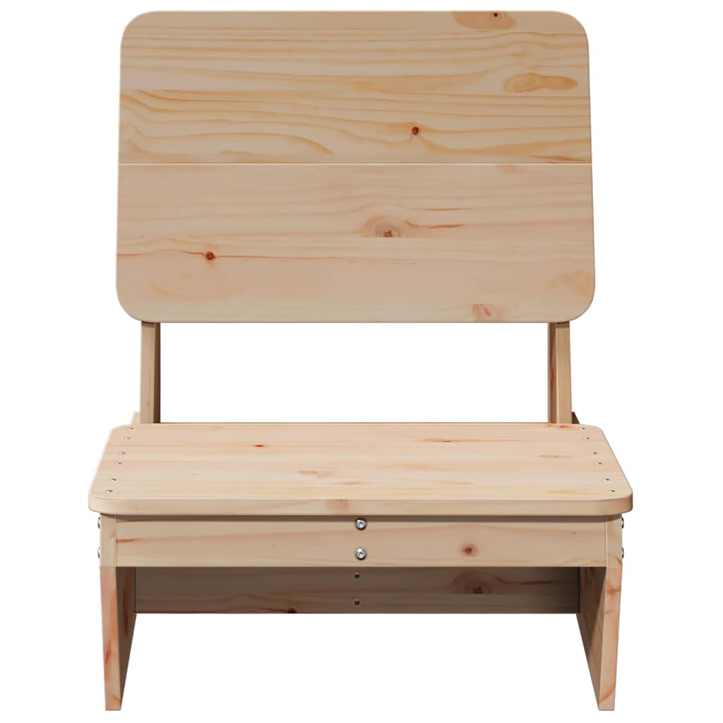 vidaXL Krzesło ogrodowe 60x64x70,5 cm lite drewno sosnowe