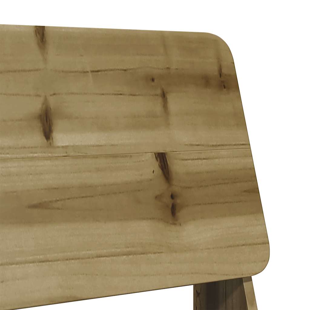 vidaXL Krzesła ogrodowe 2 szt. 60x64x70,5 cm Drewno impregnowane Sosna