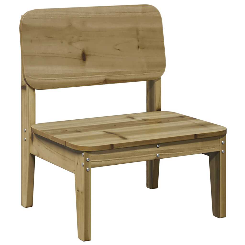 vidaXL Krzesła ogrodowe 2 szt. 60x52,5x72 cm Drewno impregnowane Sosna