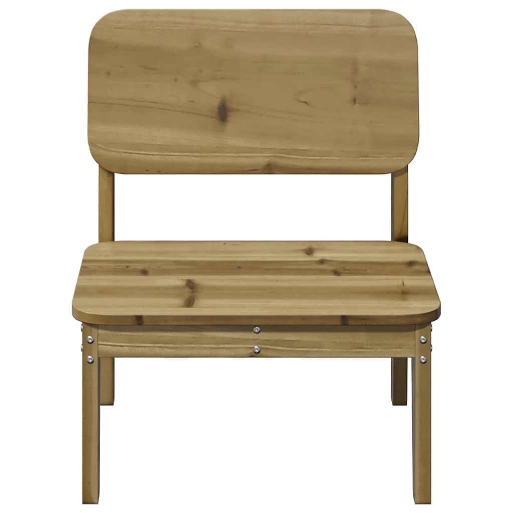 vidaXL Krzesła ogrodowe 2 szt. 60x52,5x72 cm Drewno impregnowane Sosna