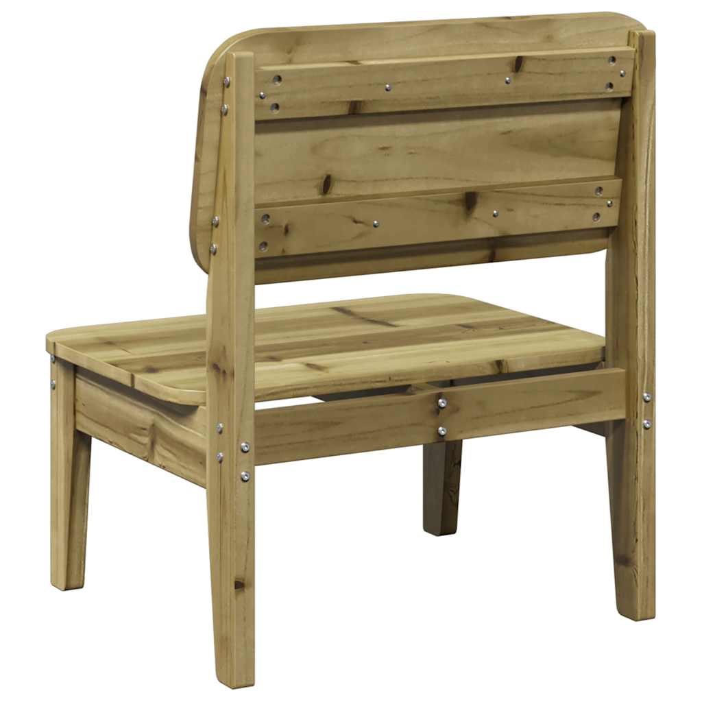 vidaXL Krzesła ogrodowe 2 szt. 60x52,5x72 cm Drewno impregnowane Sosna