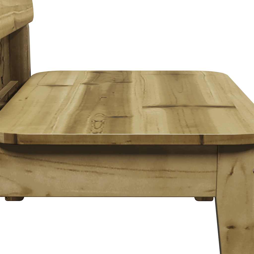 vidaXL Krzesła ogrodowe 2 szt. 60x52,5x72 cm Drewno impregnowane Sosna