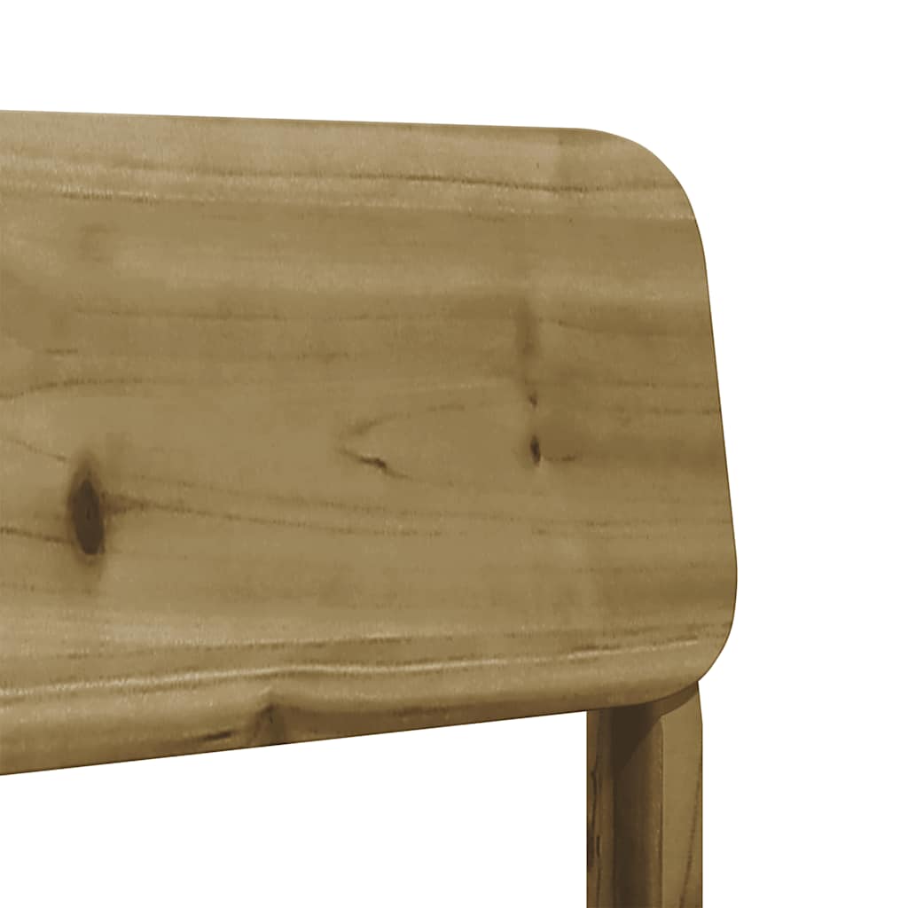 vidaXL Krzesła ogrodowe 2 szt. 60x52,5x72 cm Drewno impregnowane Sosna