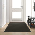 vidaXL Dywanik wejściowy Czarny 120 x 250 cm 100% poliamid