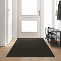 vidaXL Dywanik wejściowy Czarny 120 x 350 cm 100% poliamid