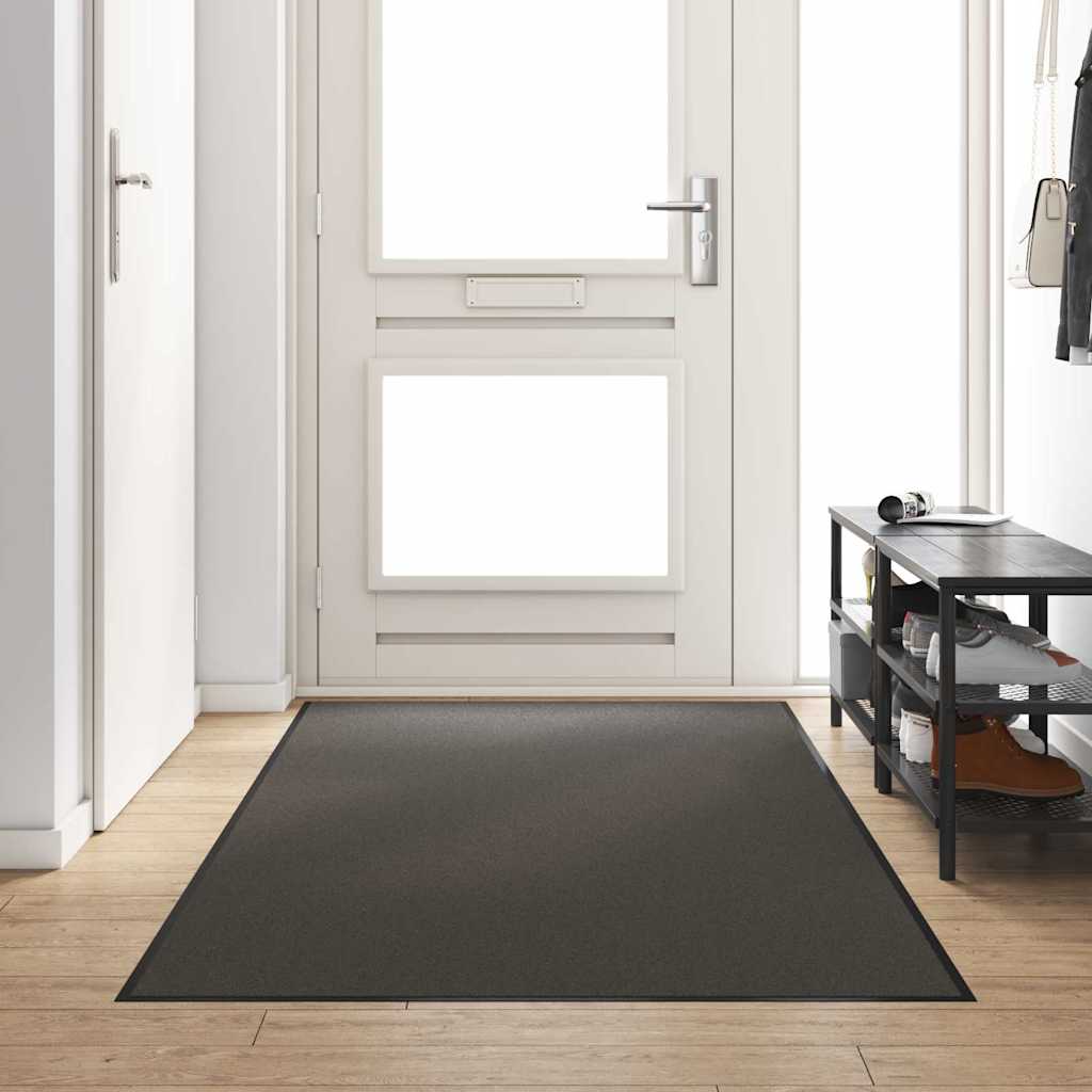 vidaXL Dywanik wejściowy Inny Antracytowy i czarny 120 x 250 cm