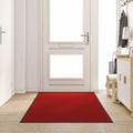 vidaXL Dywanik wejściowy Czerwony i Czarny 120 x 250 cm 100% poliamid