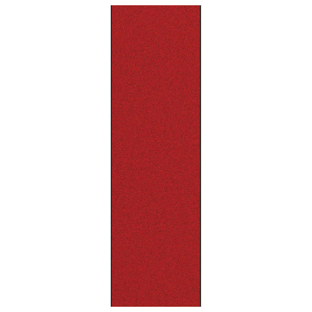 vidaXL Dywanik wejściowy Czerwony i Czarny 120 x 400 cm Poliamid i PVC