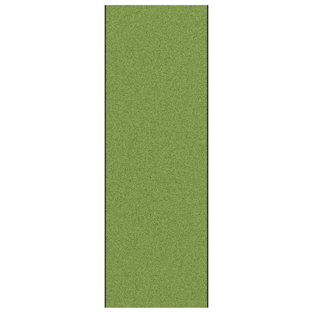 vidaXL Dywanik wejściowy Zielony i Czarny 120 x 350 cm Poliamid i PVC