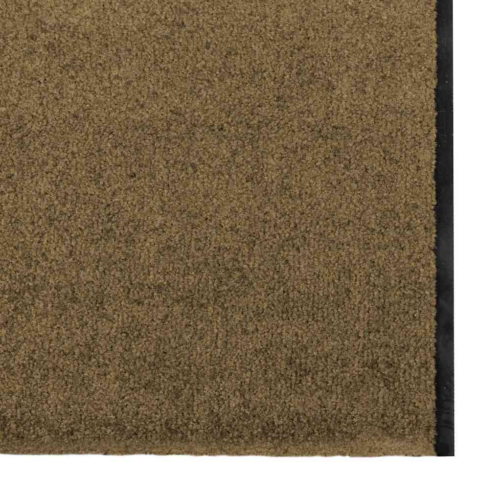 vidaXL Dywanik wejściowy Brązowy i czarny 120 x 350 cm Poliamid i PVC