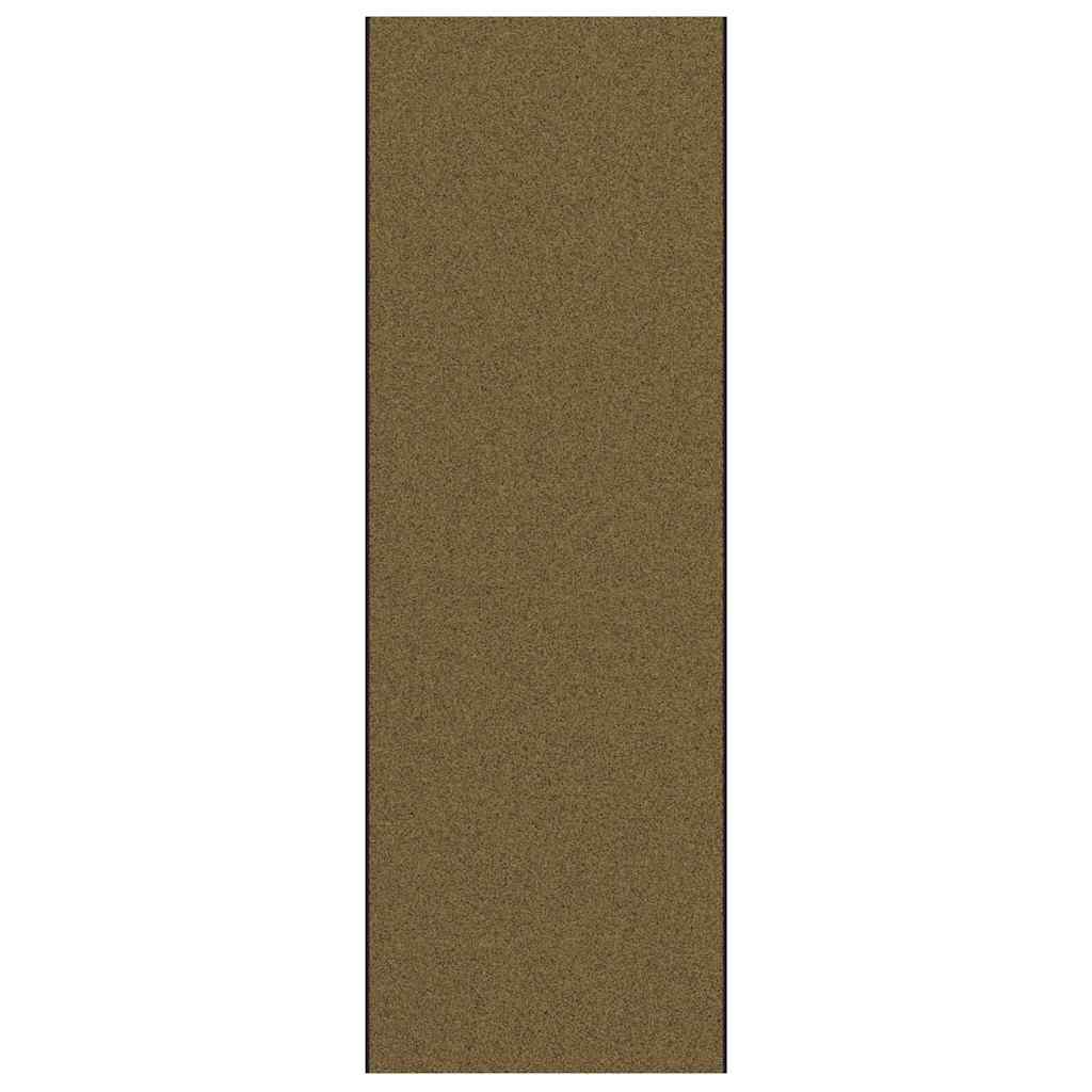 vidaXL Dywanik wejściowy Brązowy i czarny 120 x 350 cm Poliamid i PVC