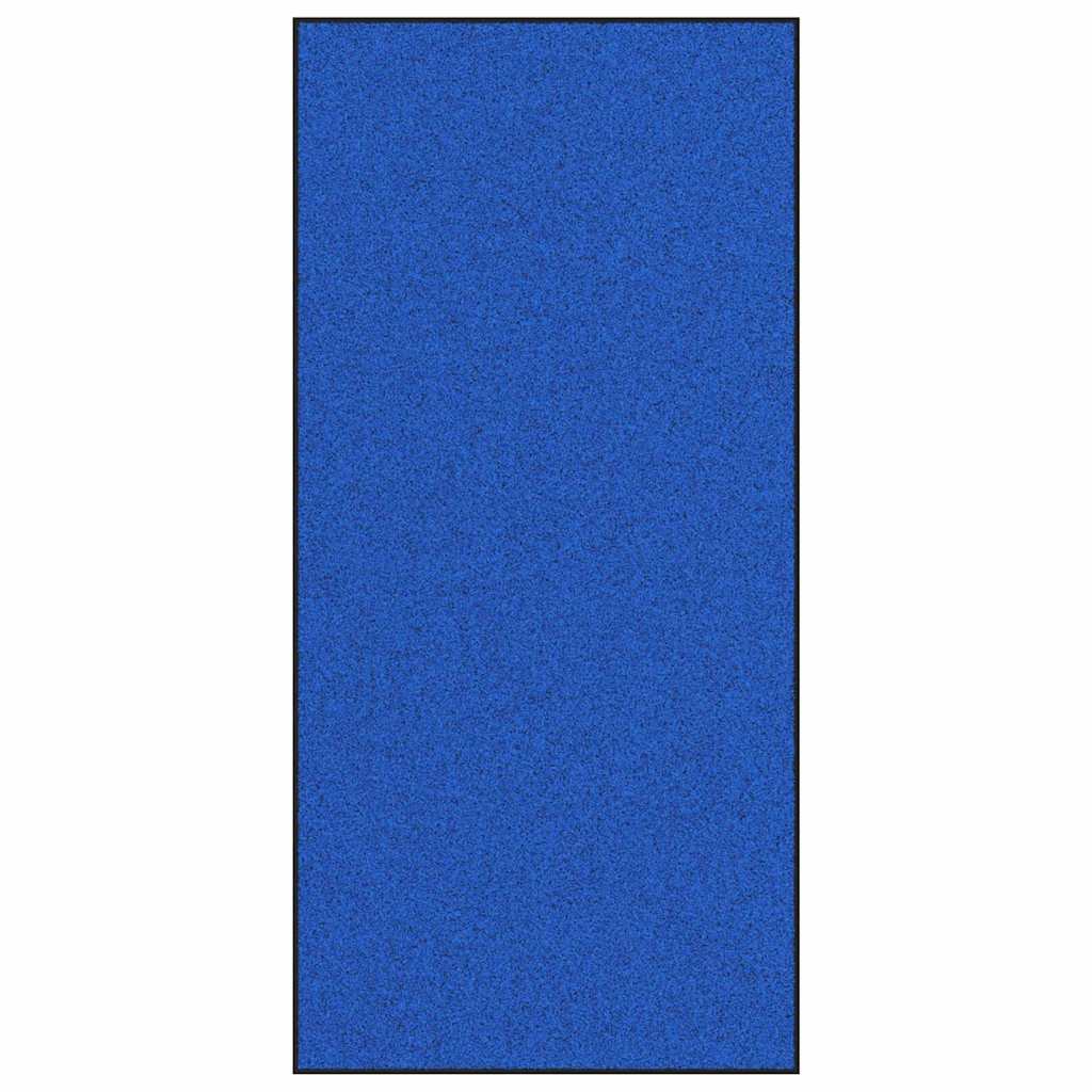 vidaXL Dywanik wejściowy Niebieski i Czarny 120 x 250 cm 100% poliamid