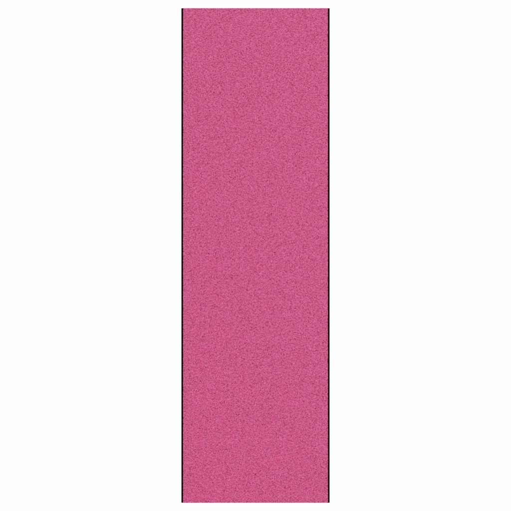 vidaXL Dywanik wejściowy Różowy i czarny 120 x 400 cm Poliamid i PVC