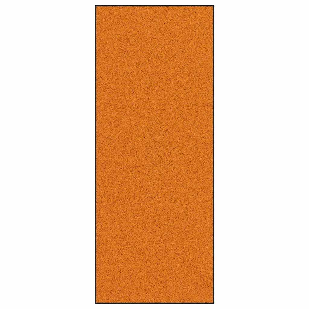 vidaXL Dywanik wejściowy Pomarańczowy i Czarny 120 x 300 cm