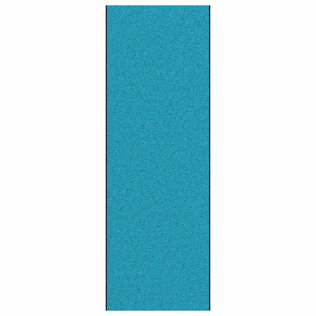 vidaXL Dywanik wejściowy Cyan i Czarny 120 x 350 cm 100% poliamid