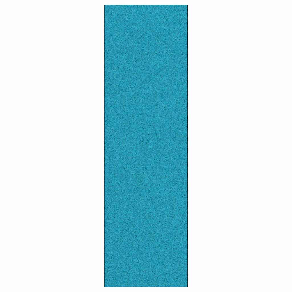 vidaXL Dywanik wejściowy Cyan i Czarny 120 x 400 cm Poliamid i PVC